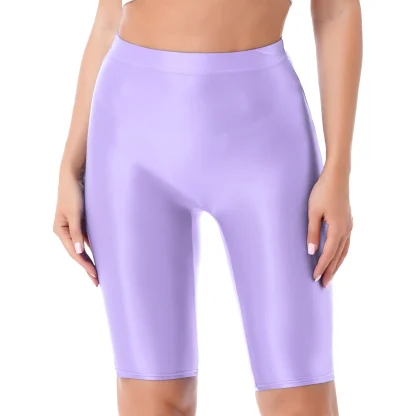 Glossy Seamless Swim Shorts